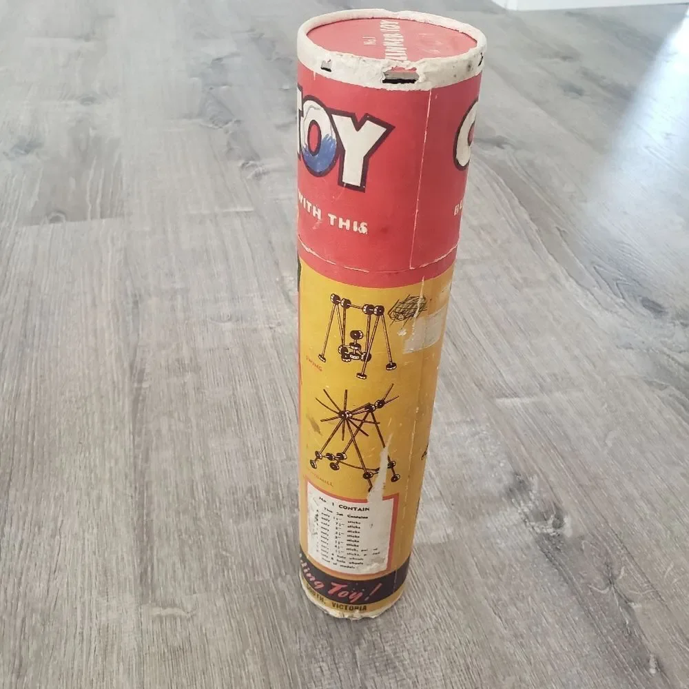 Clinker Toy vintage 1950s